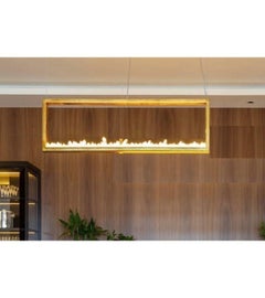 Small Quartz Horizontal Pendant Lamp by Aver