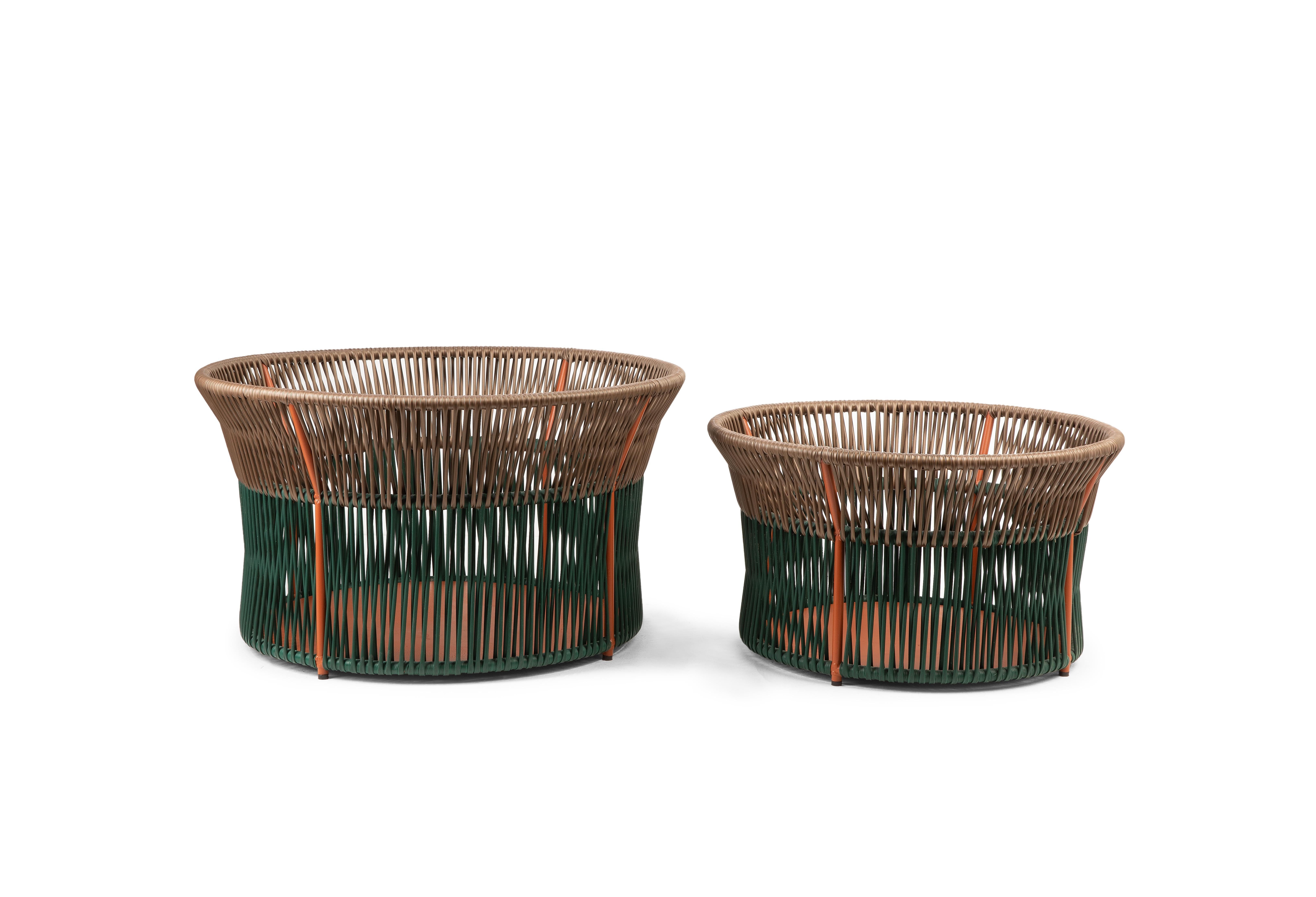 Contemporary Small Caribe Chic Basket 3 by Sebastian Herkner For Sale