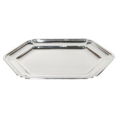 Bandeja/plato pequeño Cartier/Robert Linzeler Art Déco de plata de ley 950