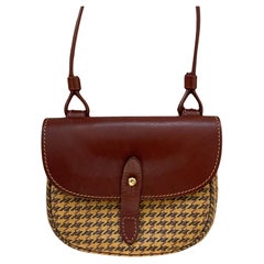 Small Cartridge Houndstooth Shoulder Bag by Marley Hodgson for Ghurka