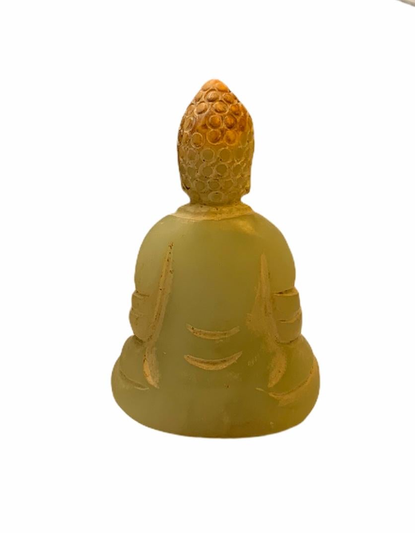 Hand-Carved Small Carved Buddha Figure Sculpture