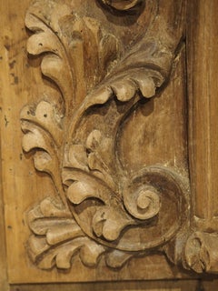 Small Carved Fruitwood Tabernacle Panel from France, circa 1700