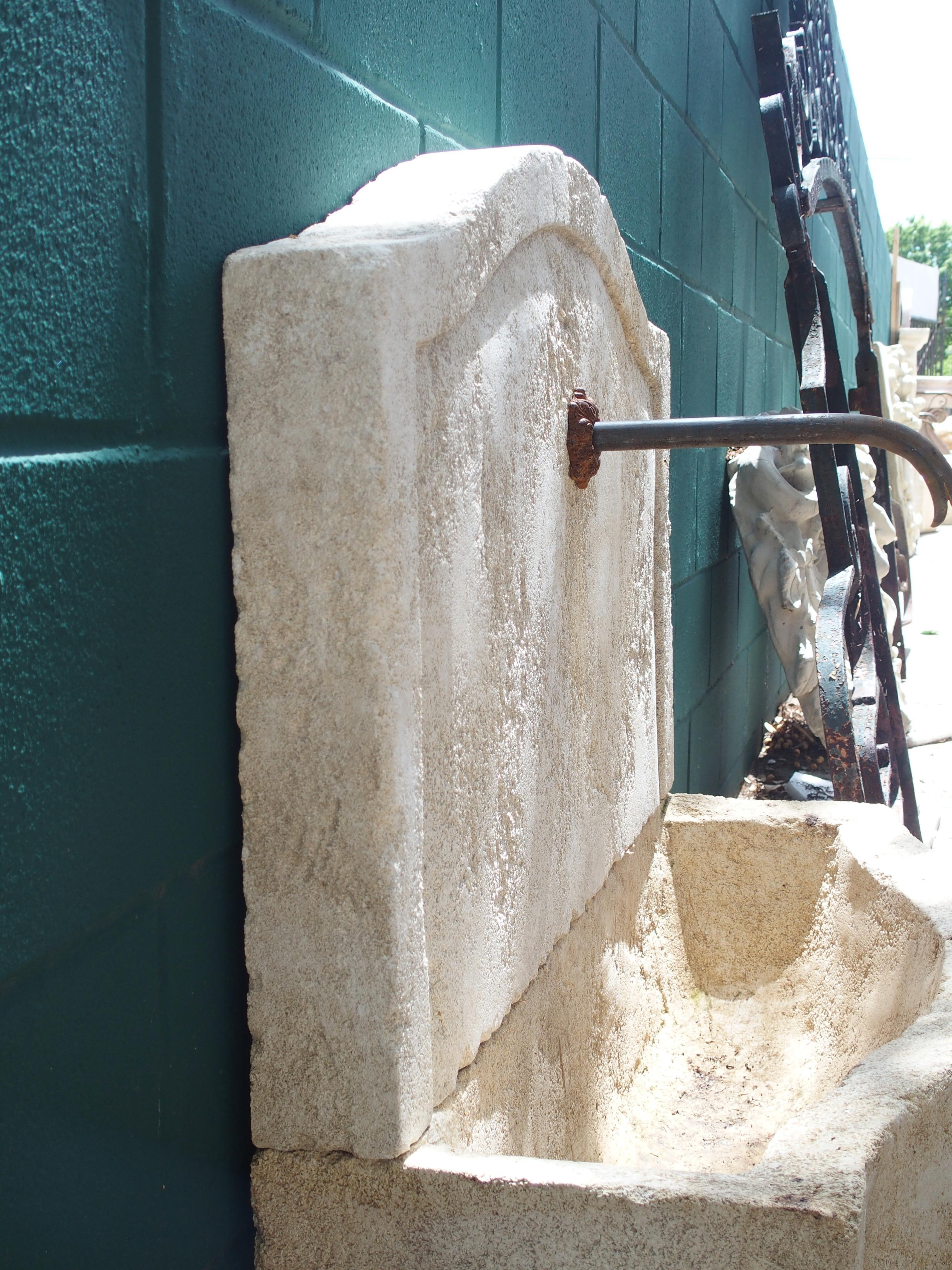 Small Carved Stone Wall Fountain from the, South of France 1