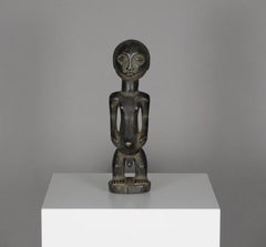 Small Carved Wood 'Luba' Statue, Congo