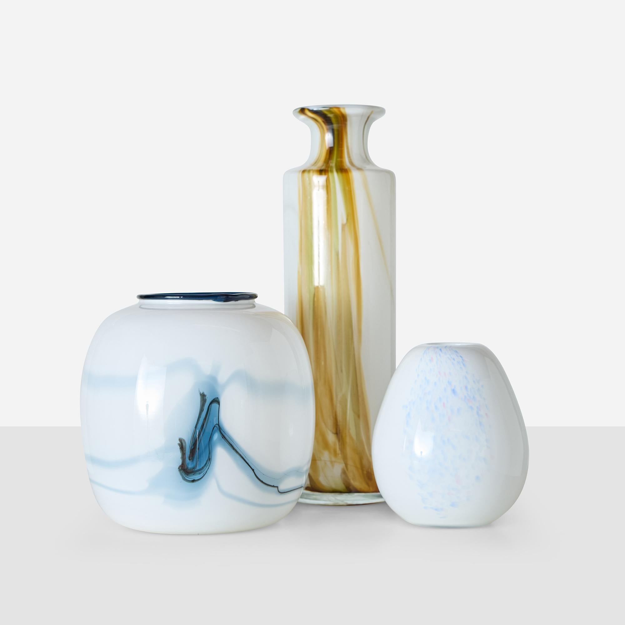 Vaso piccolo in vetro incamiciato di Holmegaard in vendita 4