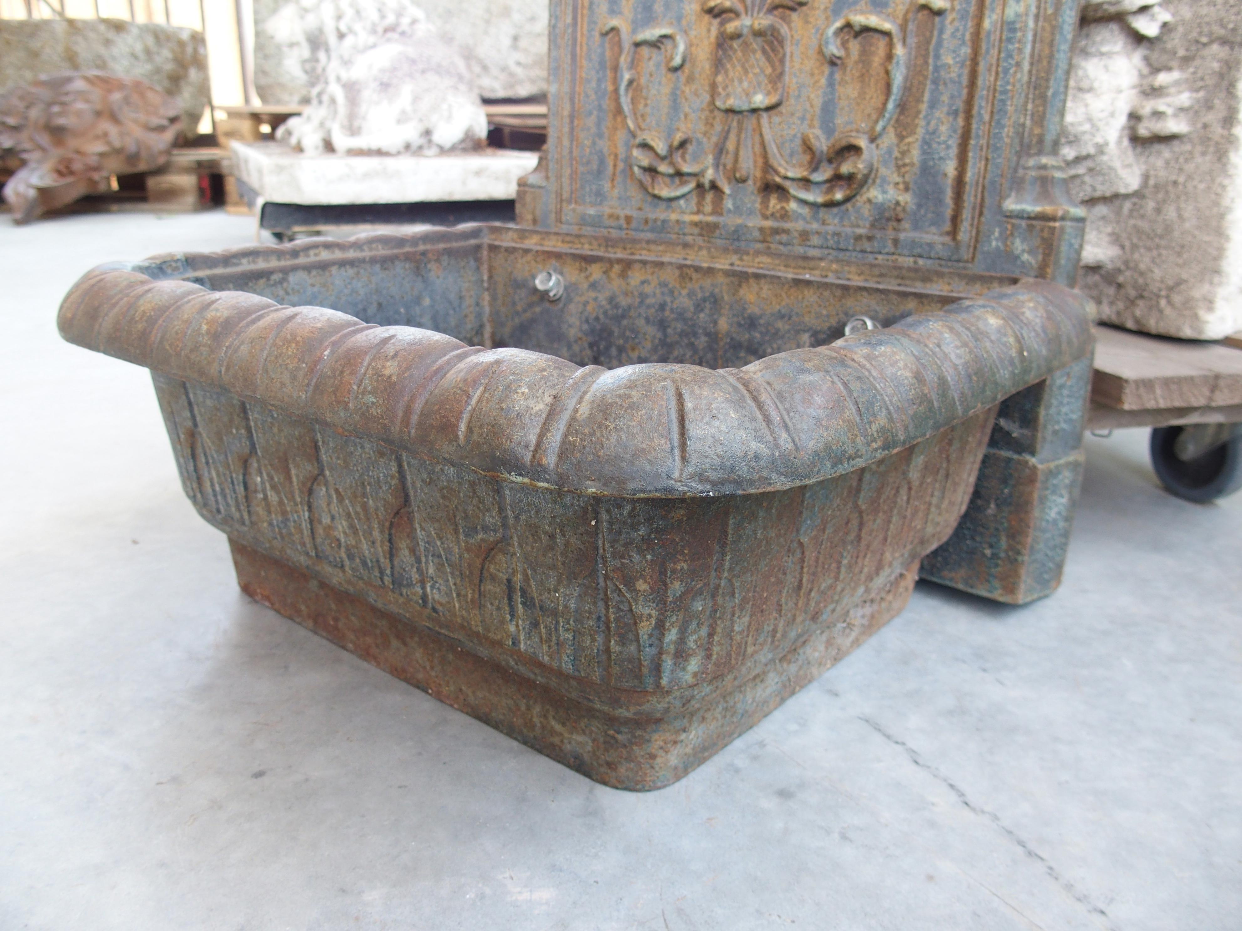 Metal Small Cast Iron Fountain from Toulouse, France, 20th Century For Sale