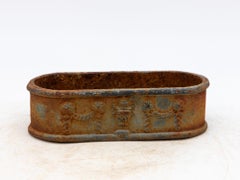 Small Cast Iron Oval Planter, France Early 20th C.