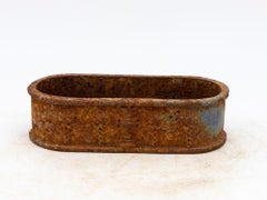 Small Cast Iron Oval Planter, France Early 20th C.