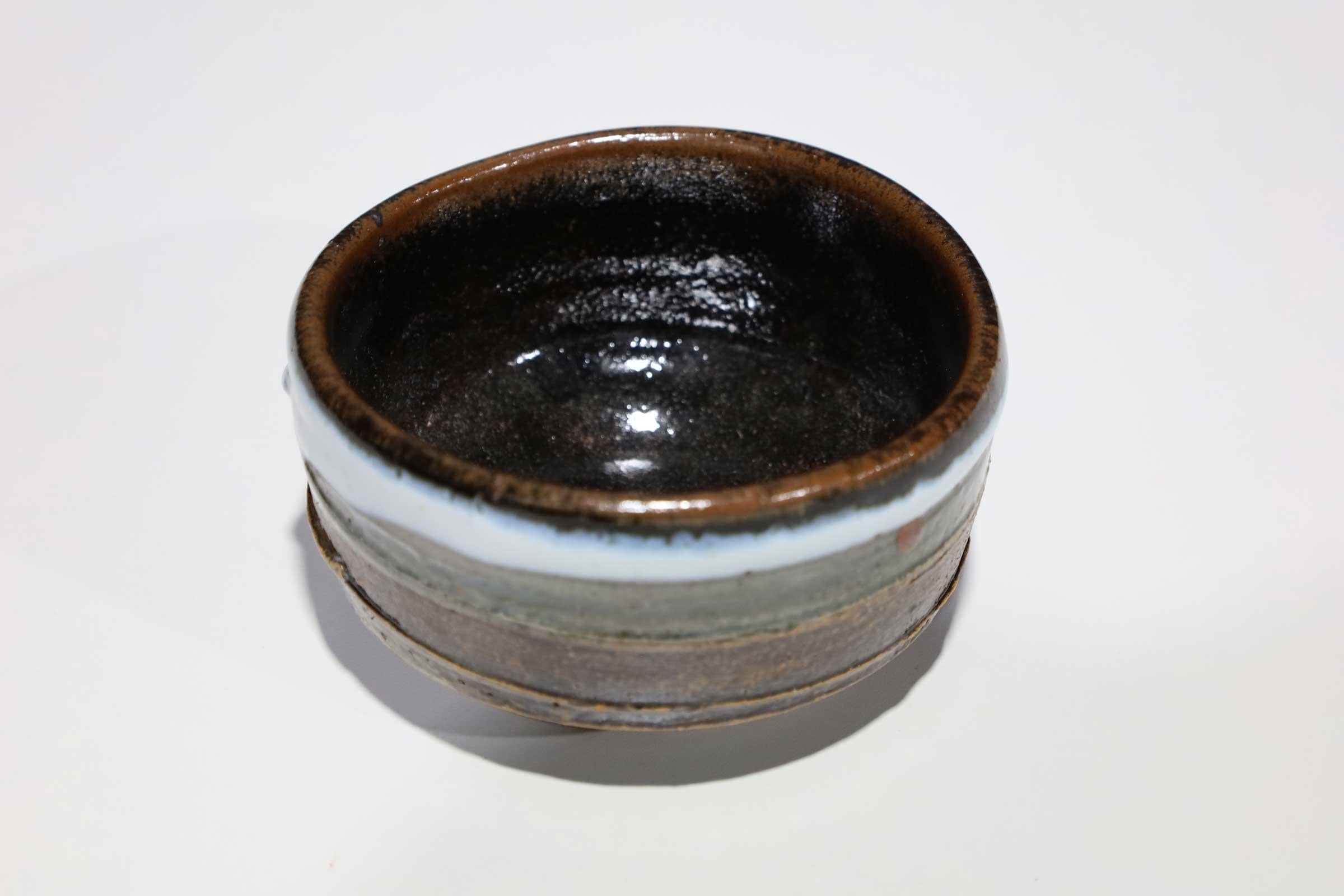 North American Small Ceramic Bowl by Albert Green For Sale