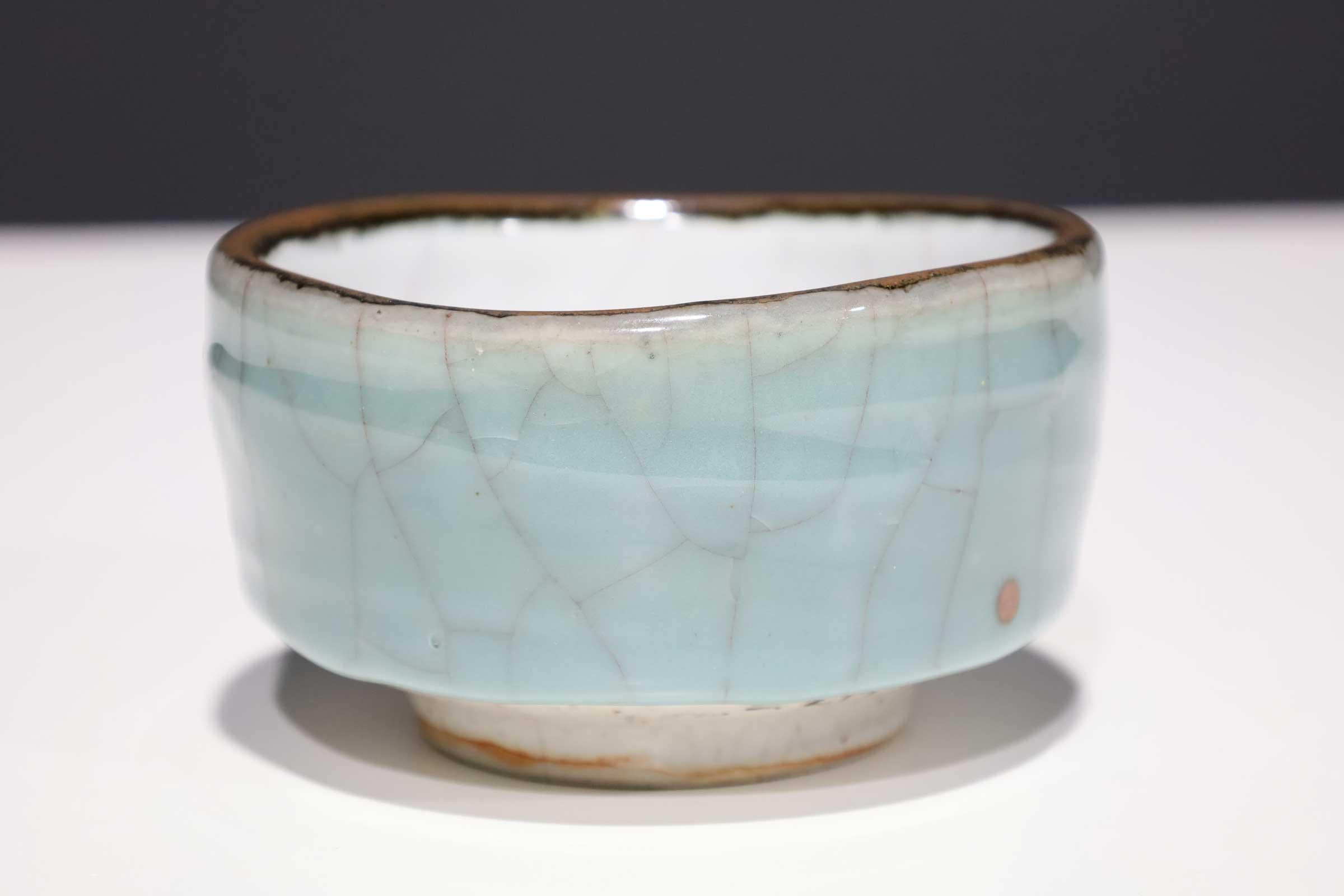 North American Small Ceramic Bowl by Albert Green