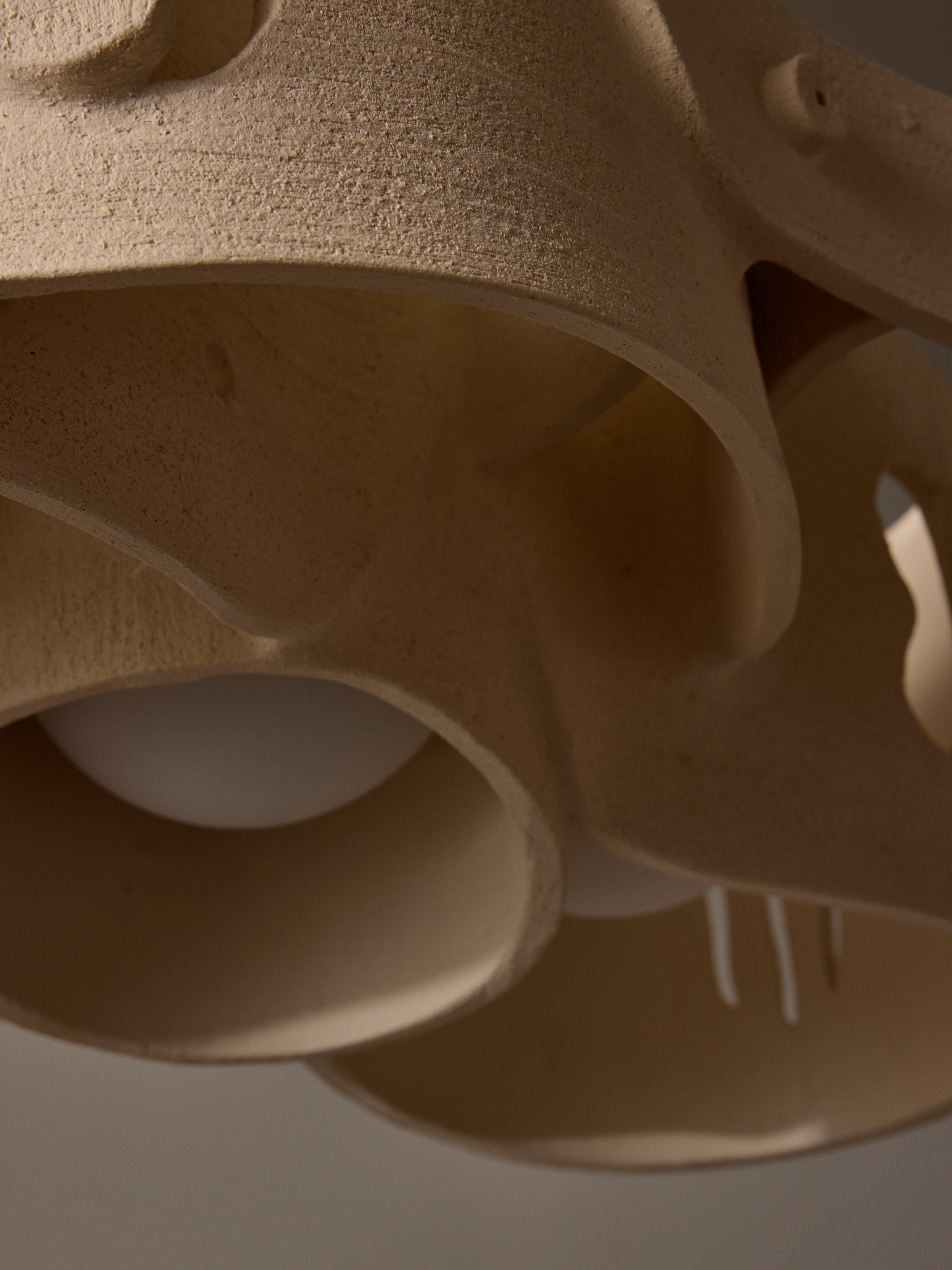 Piccolo lampadario in ceramica di Olivia Cognet In condizioni Nuovo in vendita a Saint-Ouen, IDF