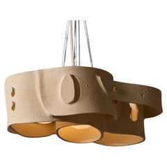 Small Ceramic Chandelier by Olivia Cognet