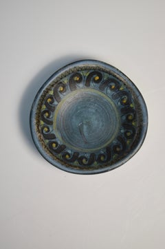 Piccolo piatto in ceramica di Jean De Lespinasse, Francia, anni '50