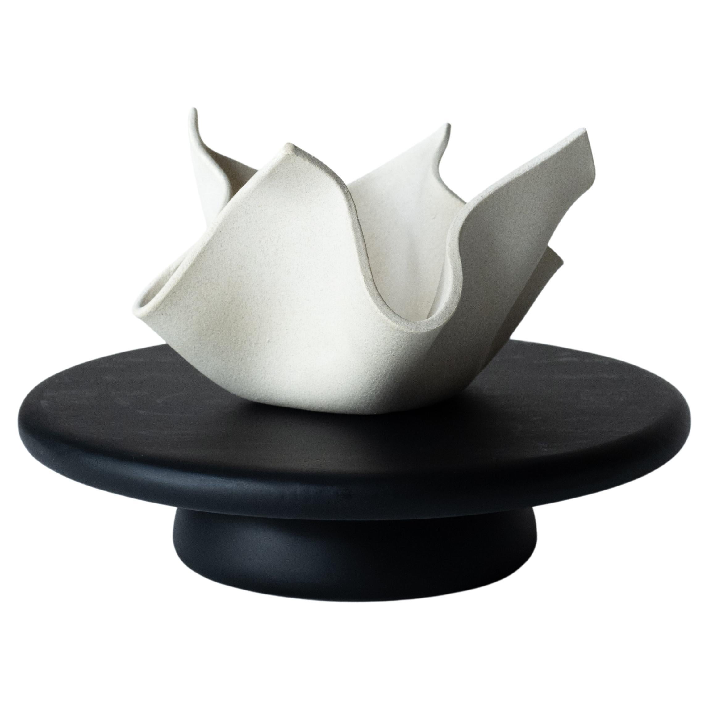Small Ceramic Fabric Bowl For Sale