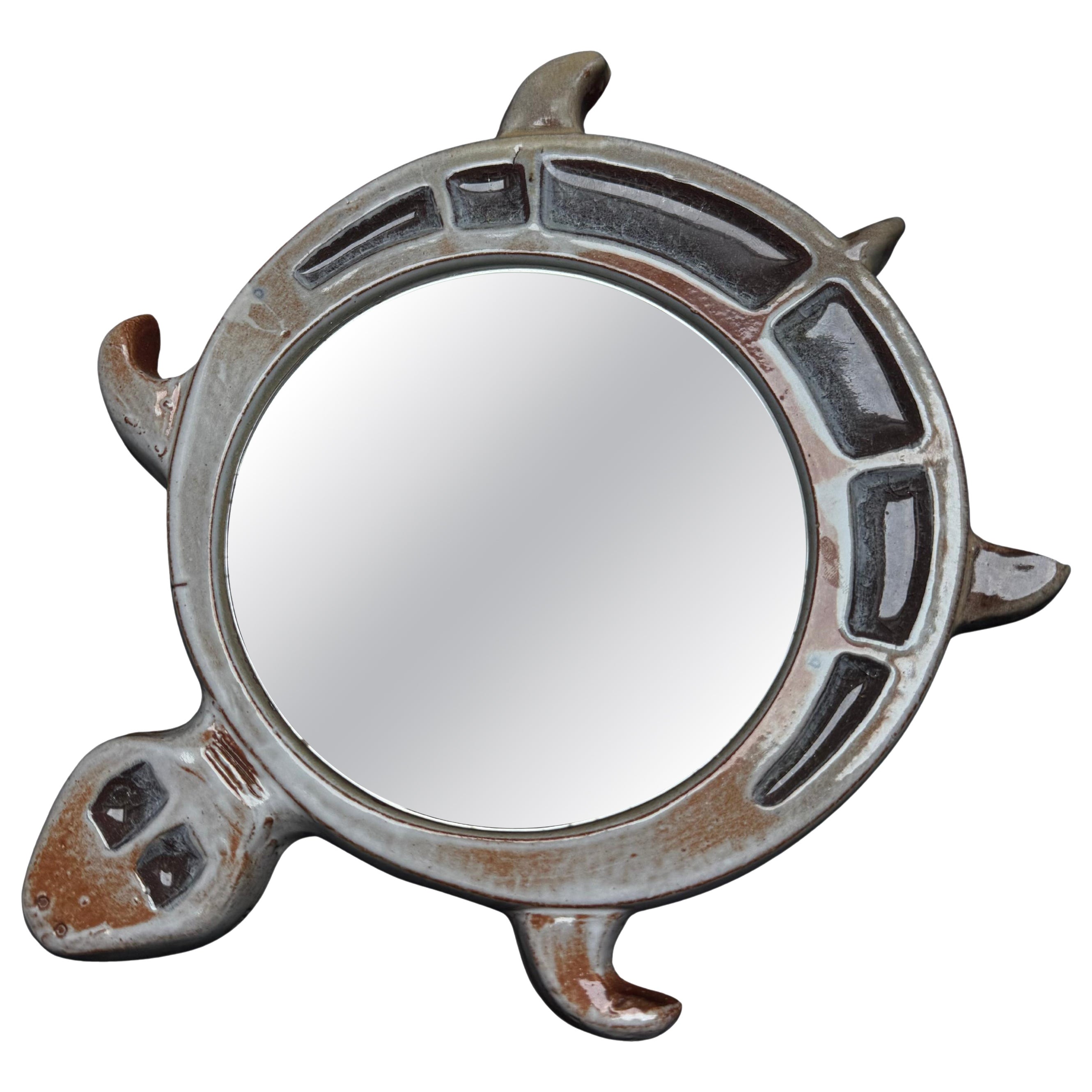 petit miroir en céramique