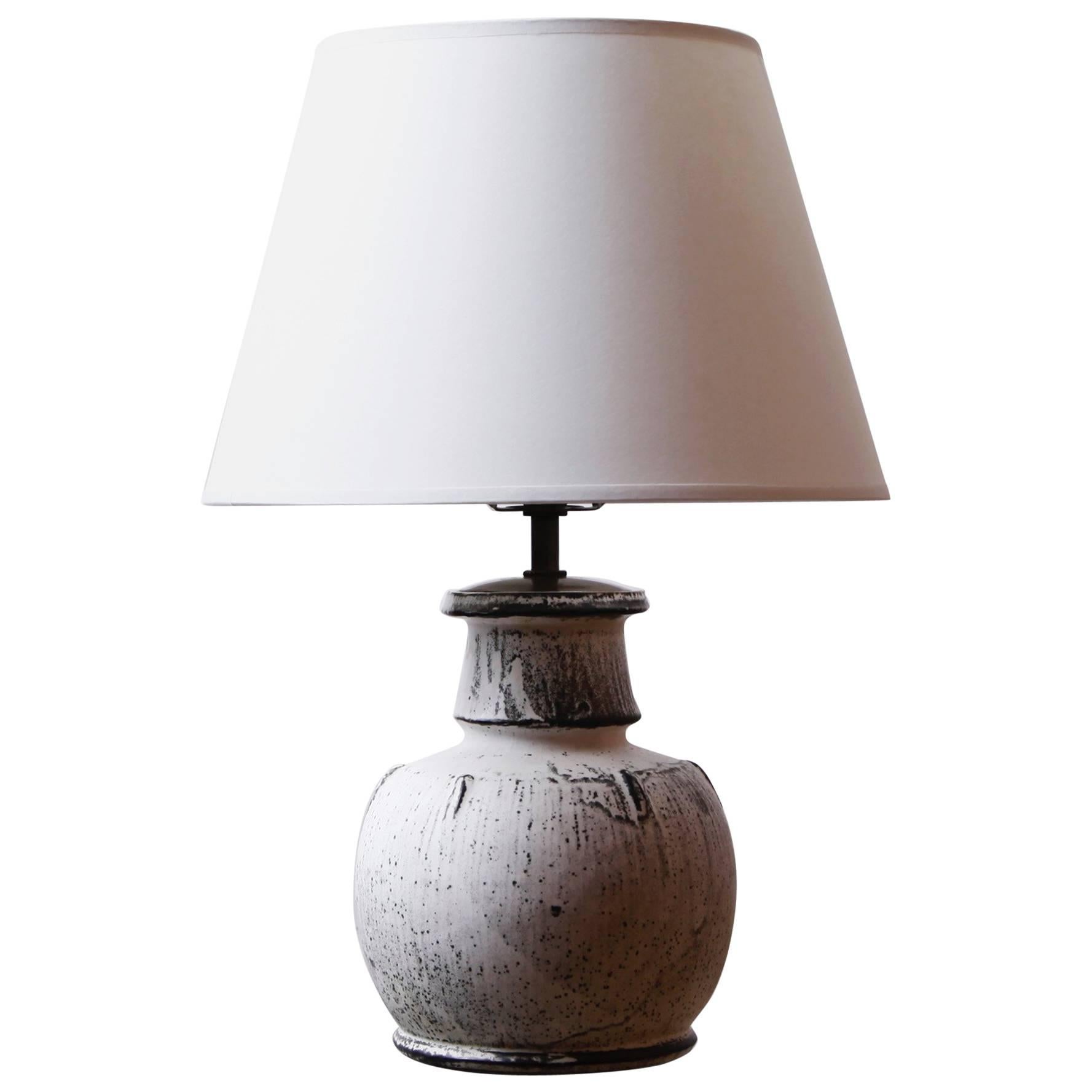 Small Ceramic Table Lamp by Svend Hammershøi