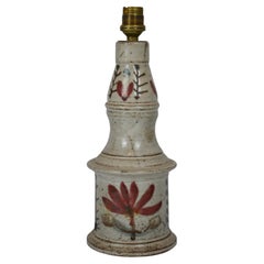 Ceramic Table Lamp, Gustave Reynaud from atelier Le Mûrier, France, 1950s