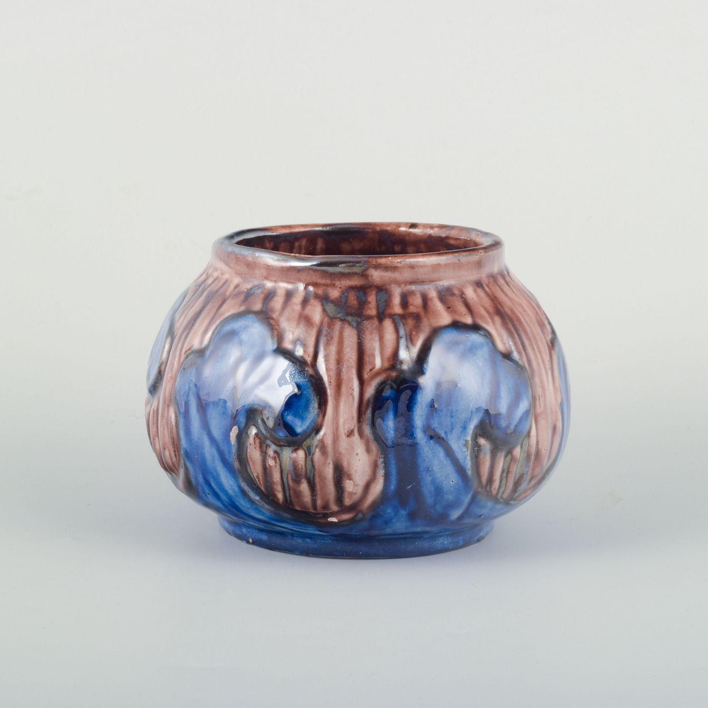 Small ceramic vase, attributed to Møller 
Bøgely. Approx. 1918–1922. For Sale