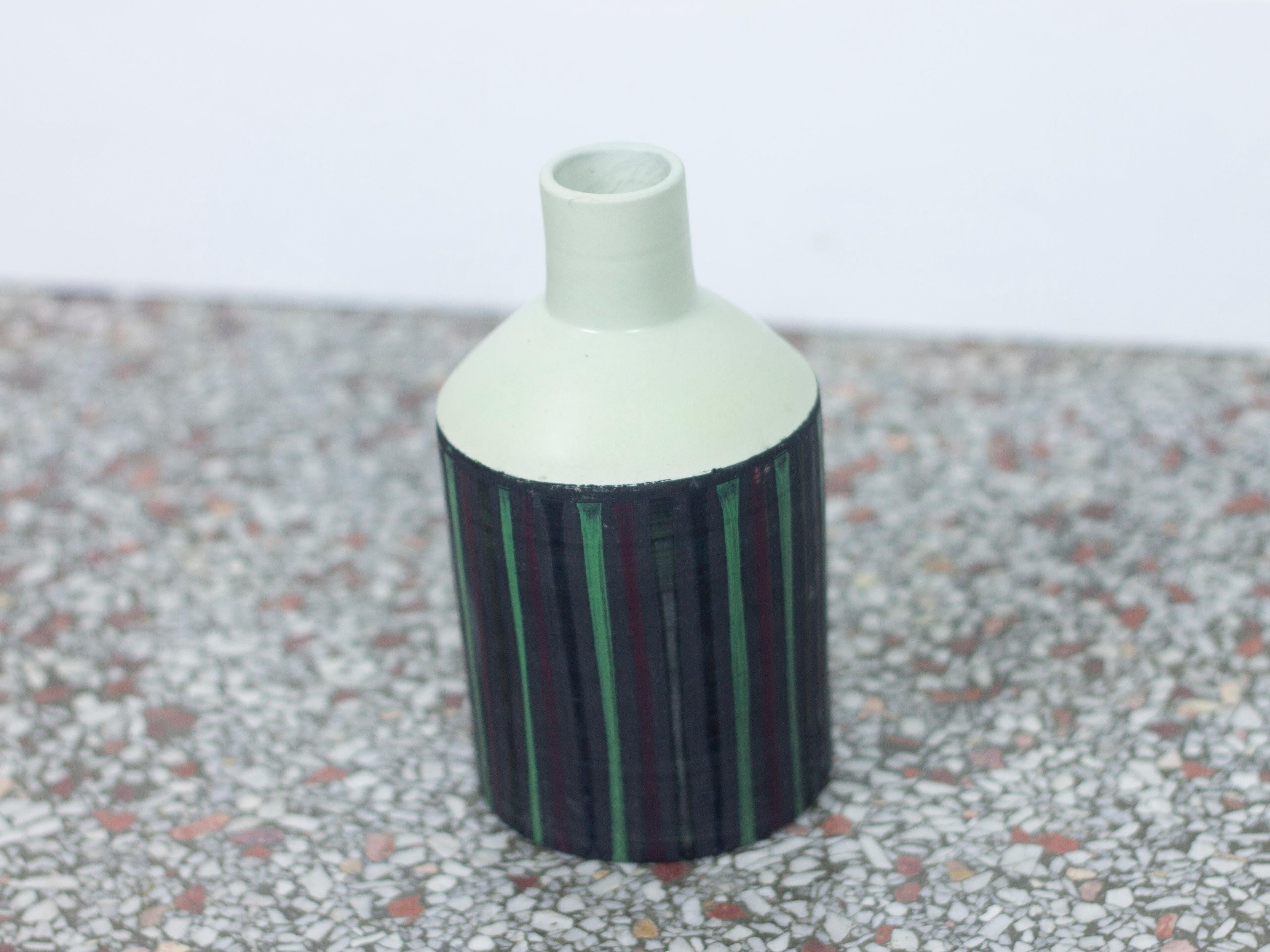 Small Ceramic Vase by Ettore Sottsass for Bitossi, 1959 For Sale 7