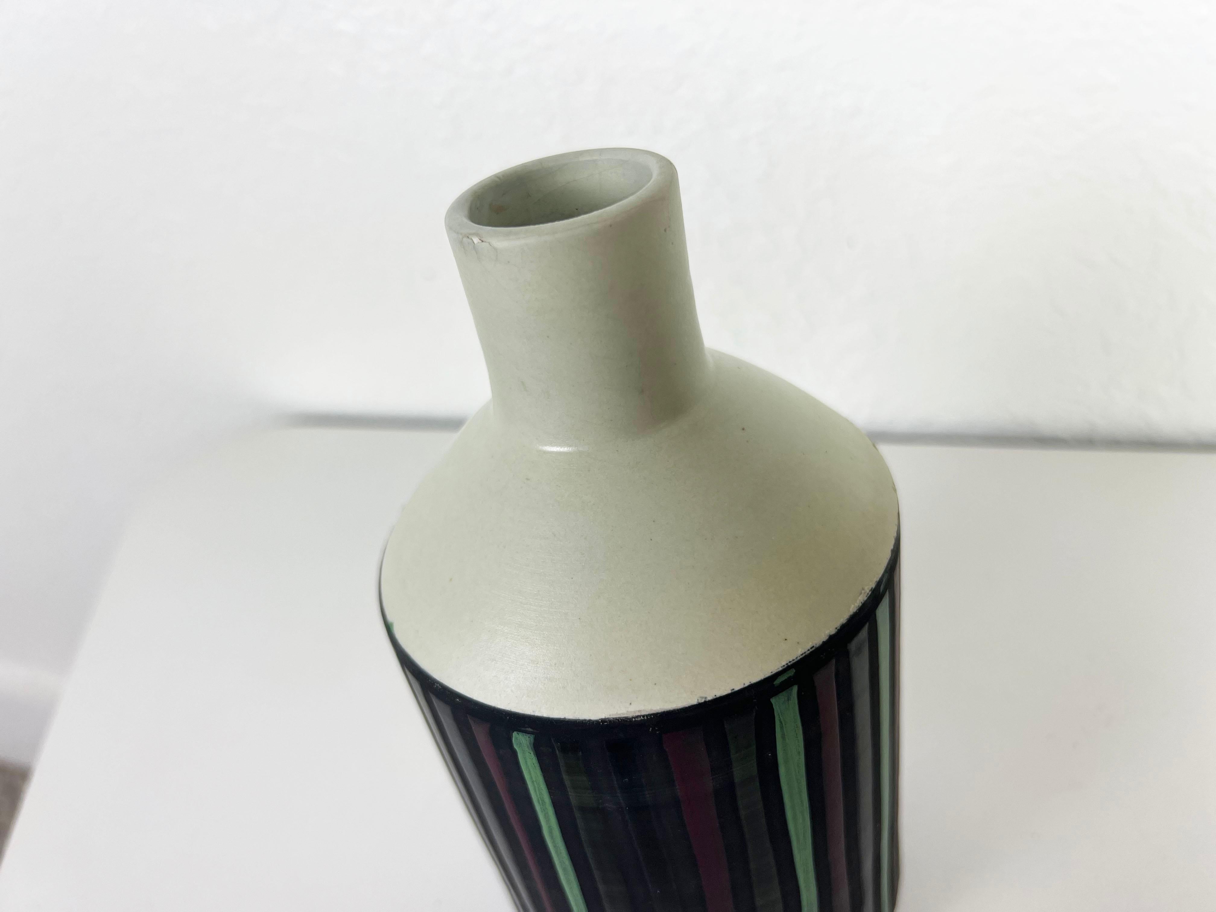 Small Ceramic Vase by Ettore Sottsass for Bitossi, 1959 For Sale 8