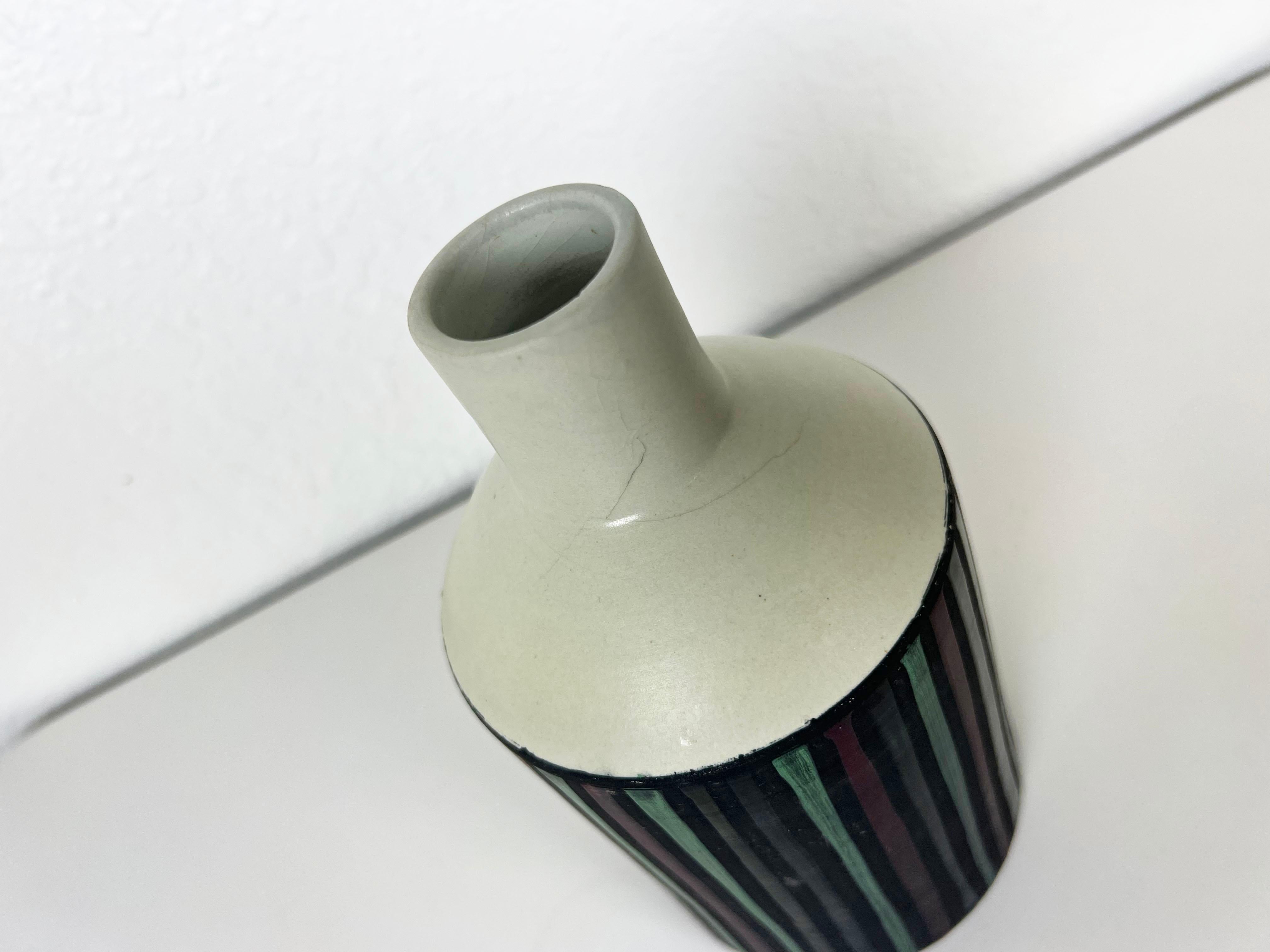 Petit vase en céramique d'Ettore Sottsass pour Bitossi, 1959 en vente 8