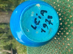 small ceramic vase, signed LEIA, circa 1970