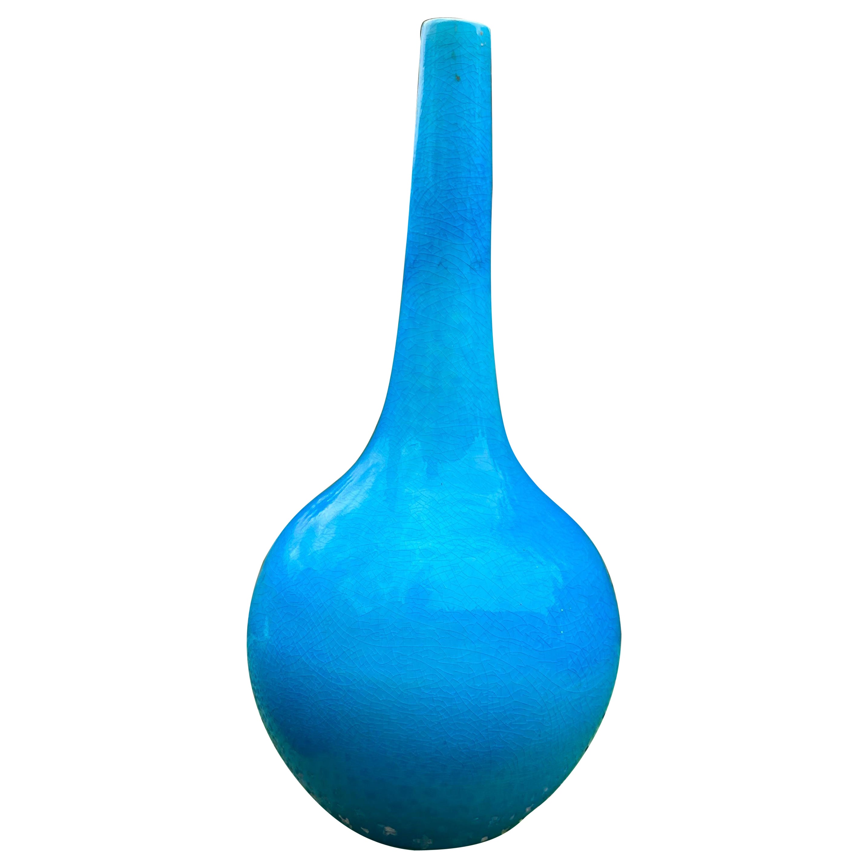 piccolo vaso in ceramica, firmato LEIA, circa 1970