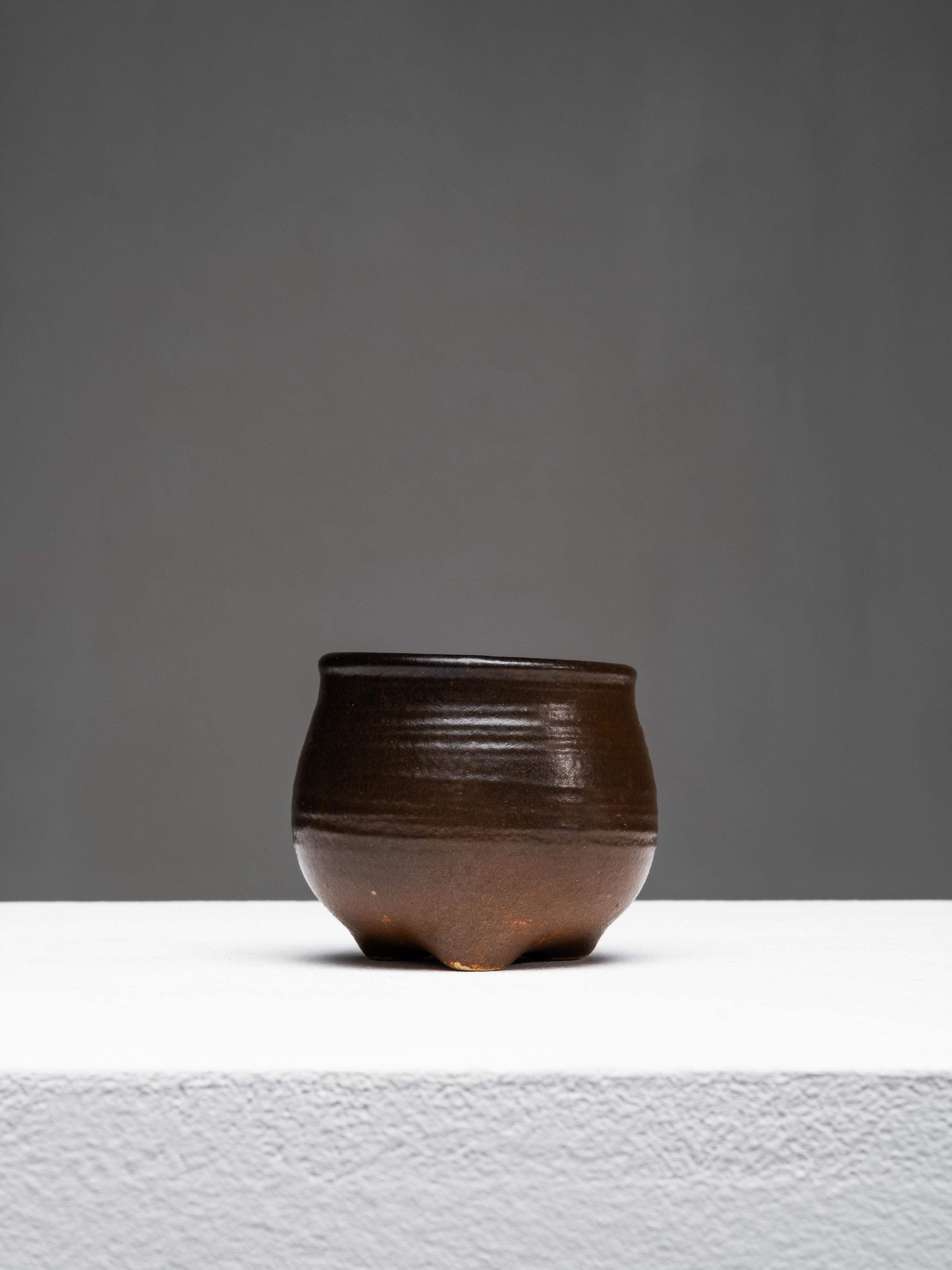 Grès porcellanato Piccolo vaso in ceramica di Francesca Mascitti Lindh per Arabia, Finlandia, anni '60 in vendita