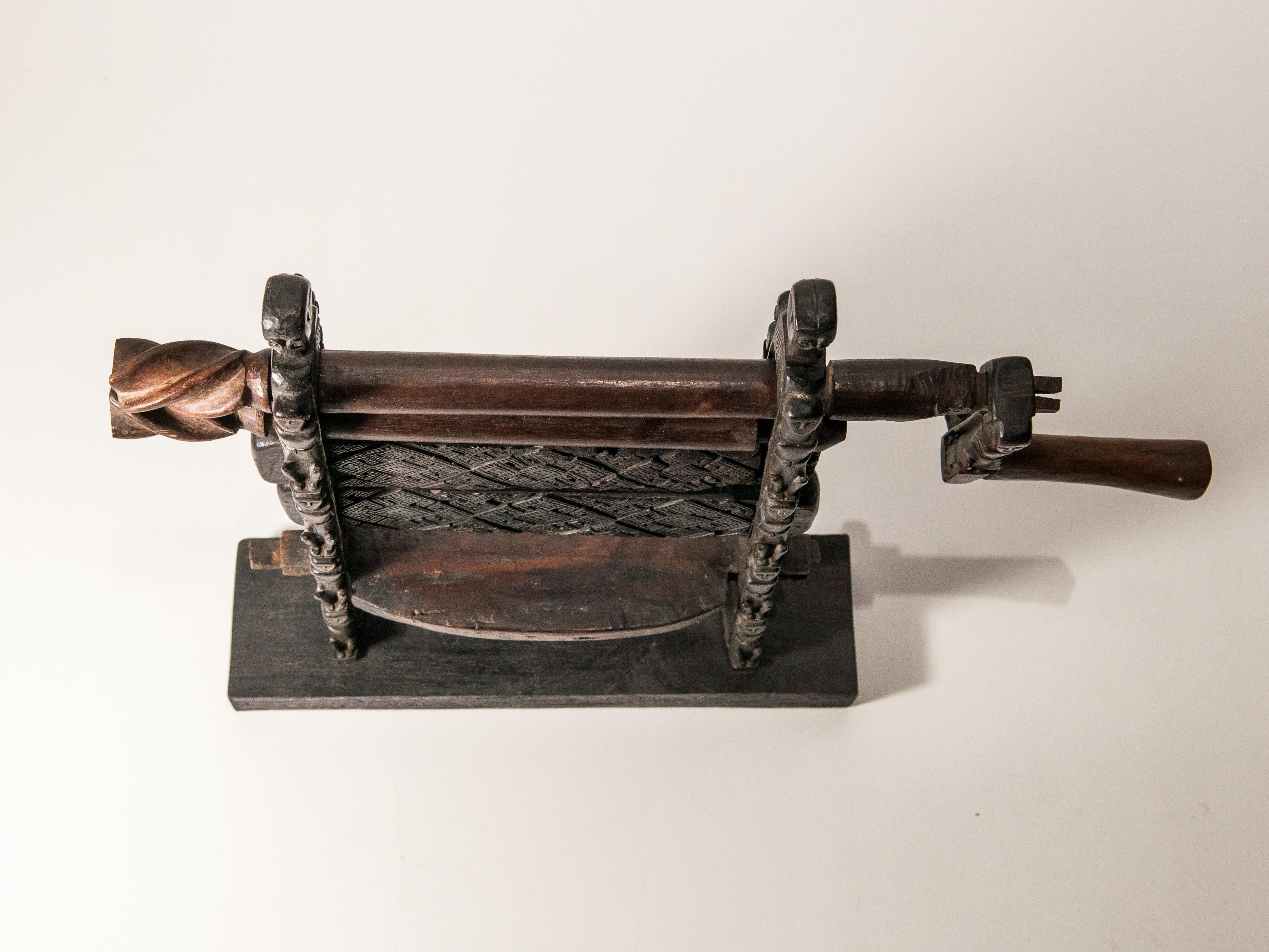 Small Ceremonial Cotton Gin from the Atoni of West Timor, Mid-Late 20th Century 11