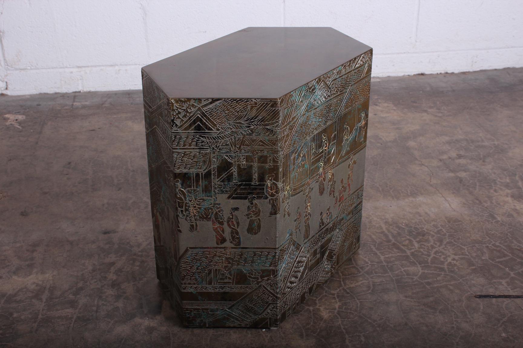 Small Chan Side Table by Philip and Kelvin LaVerne 5