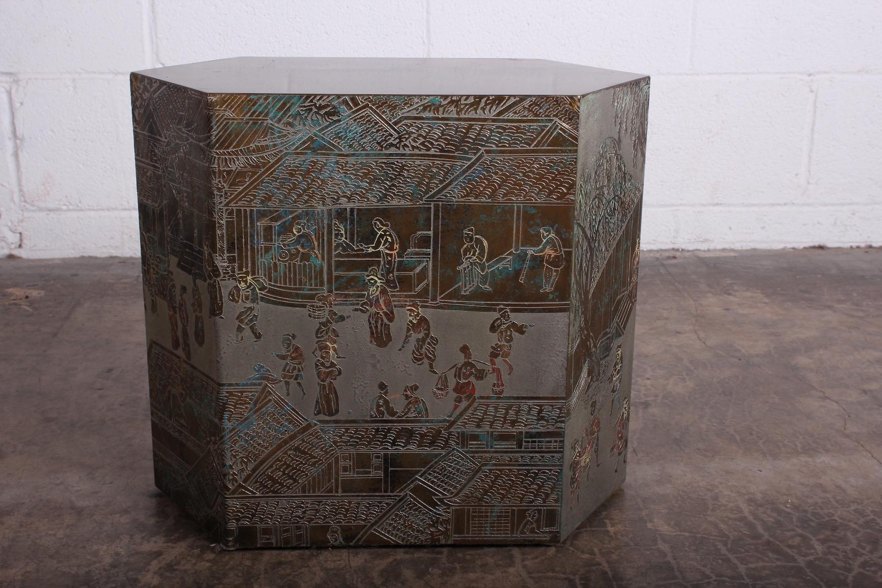 Small Chan Side Table by Philip and Kelvin LaVerne 4