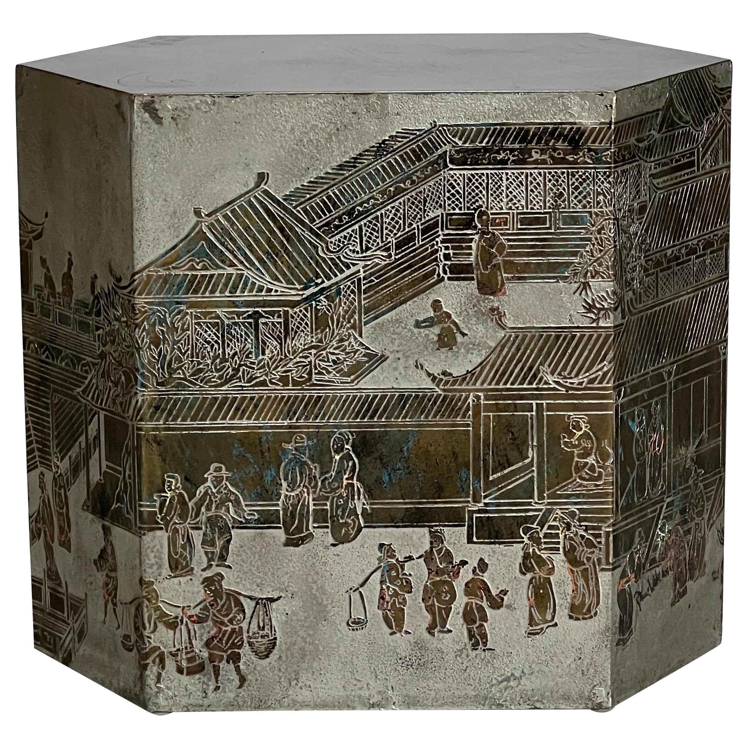 Small Chan Side Table by Philip and Kelvin LaVerne