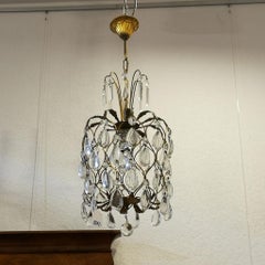 Small Crystal Chandelier of the 1960s
