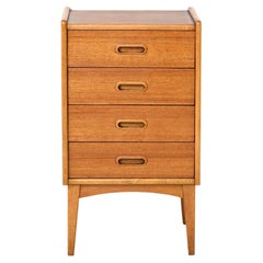 Vintage Small Chest of Drawers, Bedside Table of Swedish Modernism