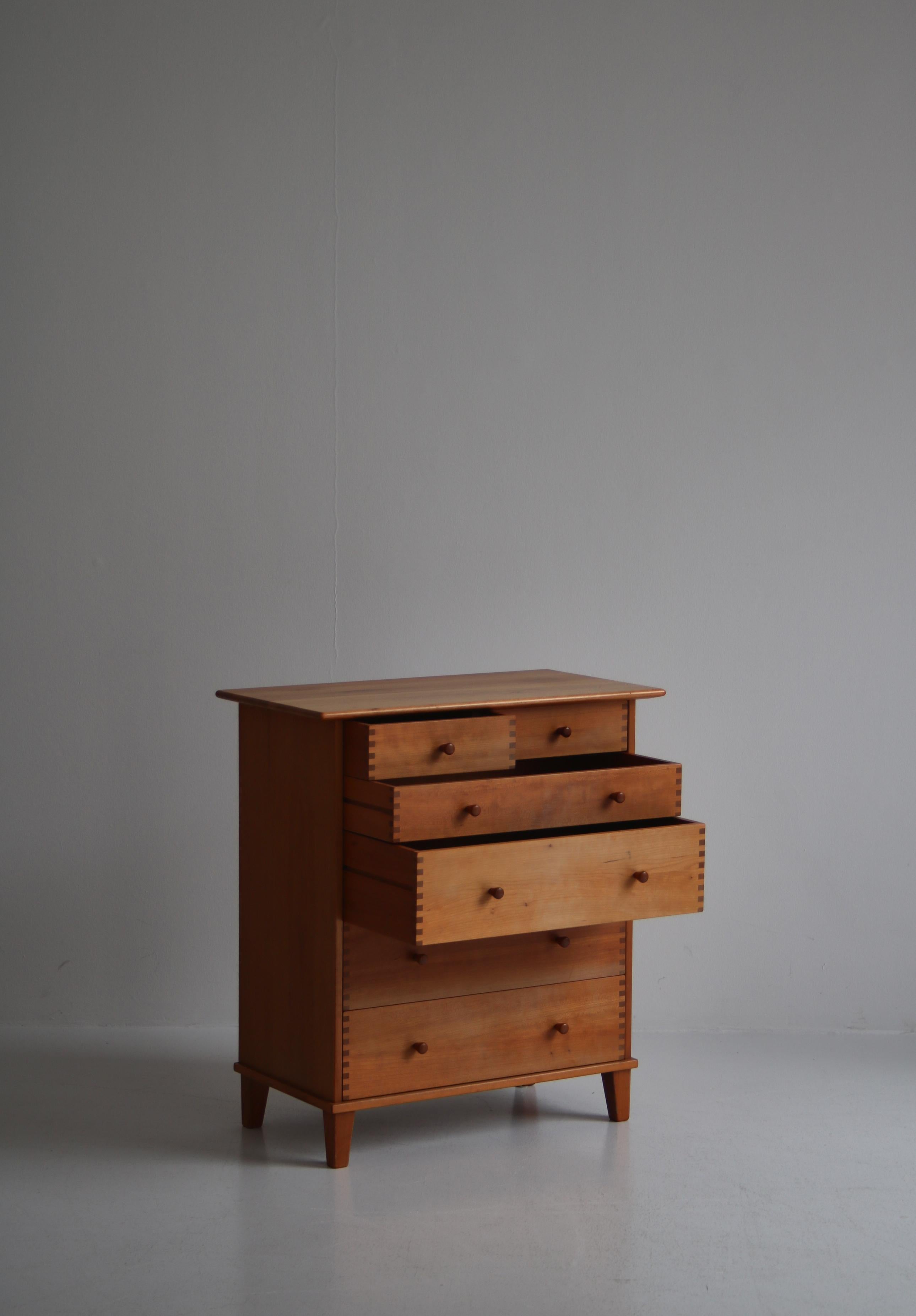 Small Chest of Drawers by Nissen & Gehl Made at Aksel Kjersgaard, Denmark 4