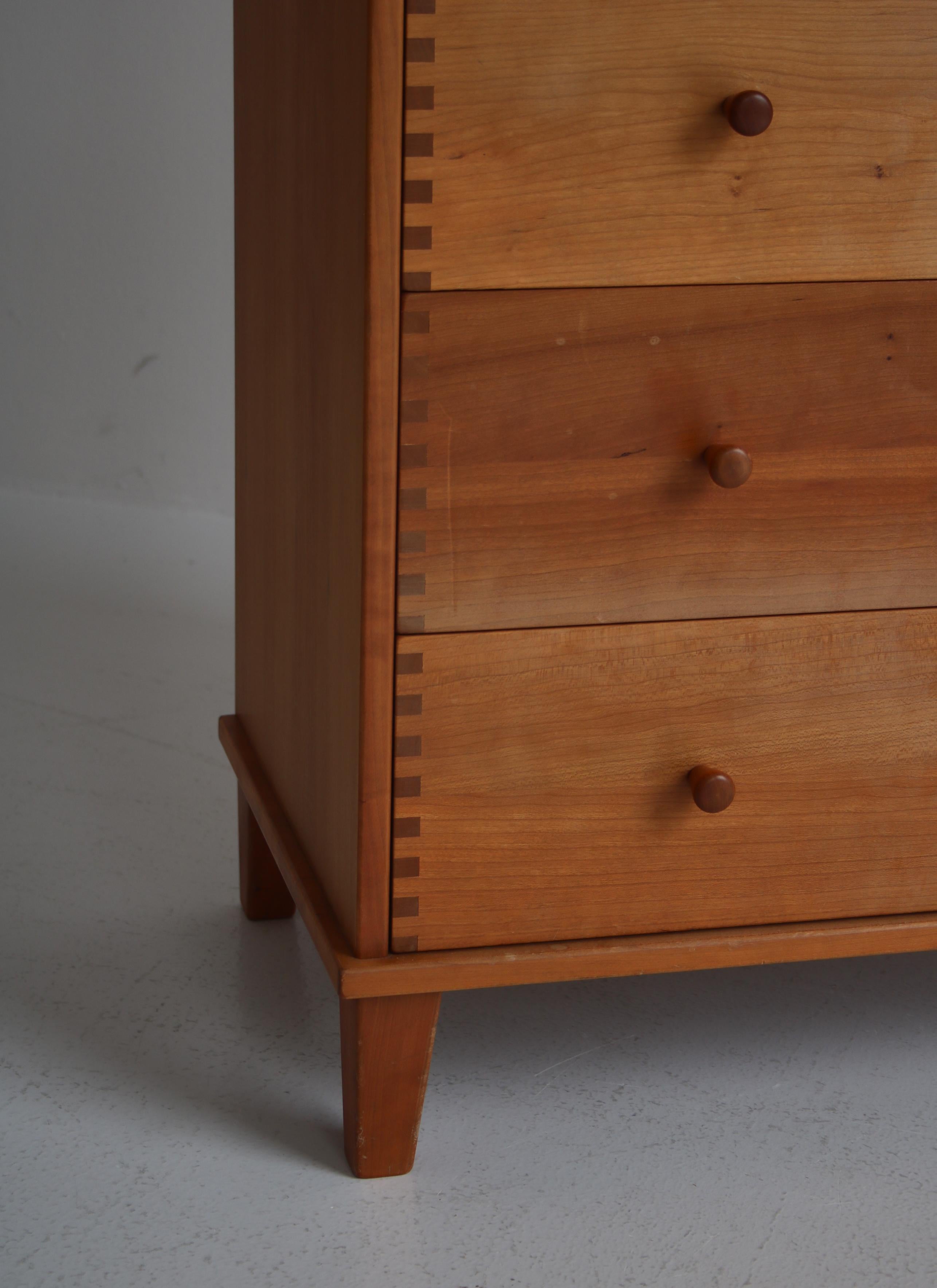 Late 20th Century Small Chest of Drawers by Nissen & Gehl Made at Aksel Kjersgaard, Denmark
