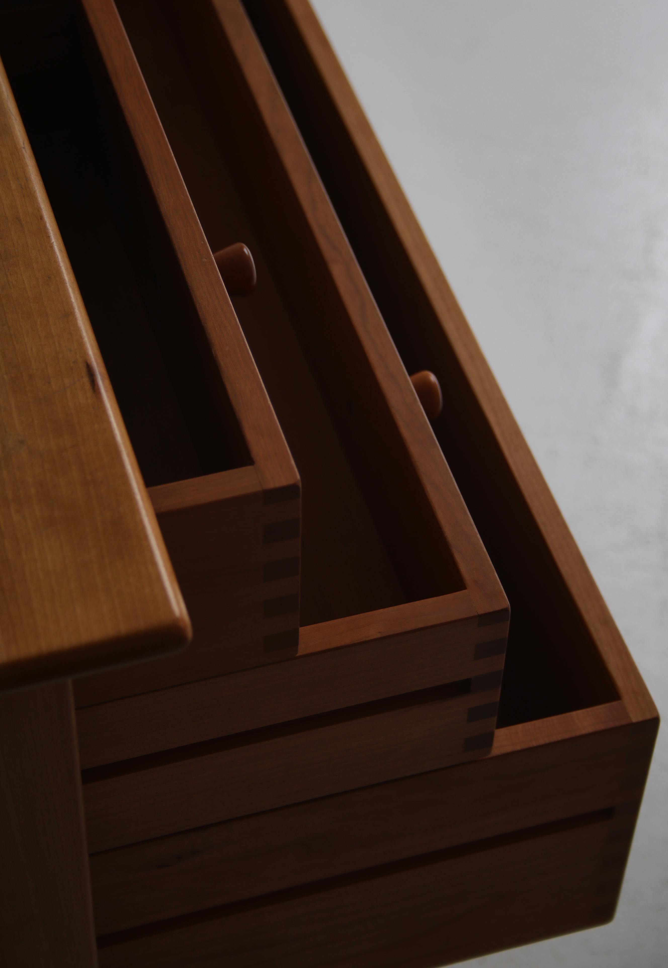 Small Chest of Drawers by Nissen & Gehl Made at Aksel Kjersgaard, Denmark 1