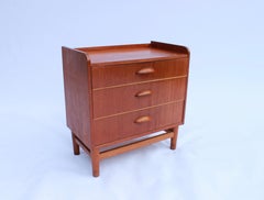 Small Chest of Drawers in Teak of Danish Design from the 1960s