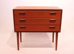 Small Chest of Drawers in Teak of Danish Design from the 1960s
