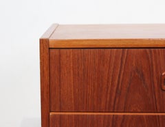 Small Chest of Drawers in Teak of Danish Design from the 1960s