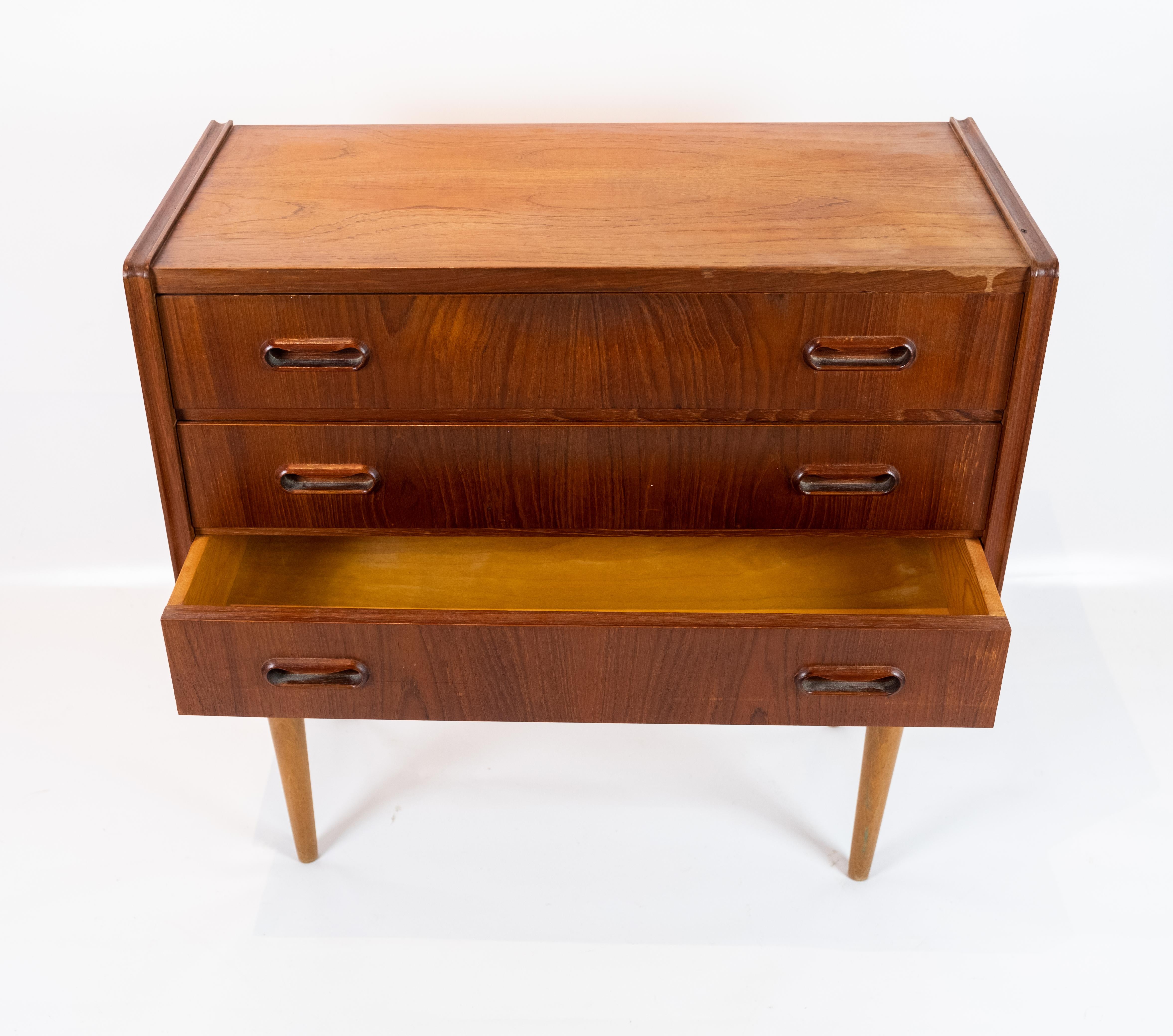 Small Chest of Drawers in Teak of Danish Design from the 1960s 1