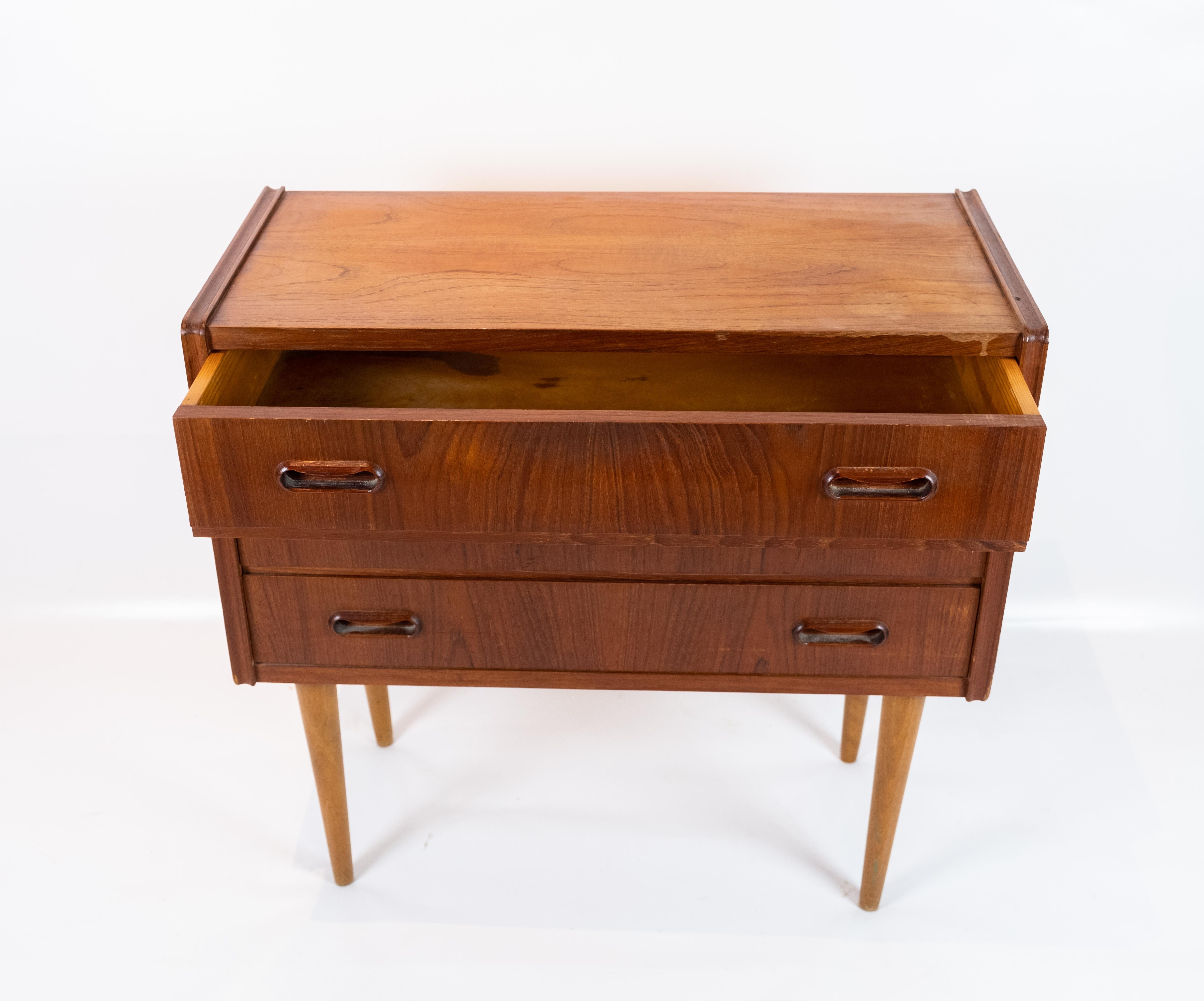 Small Chest of Drawers in Teak of Danish Design from the 1960s 2