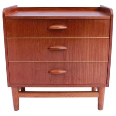 Small Chest of Drawers in Teak of Danish Design from the 1960s
