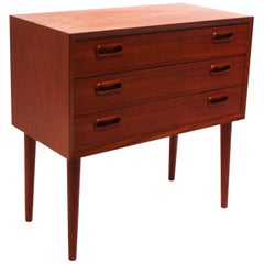 Small Chest of Drawers in Teak of Danish Design from the 1960s