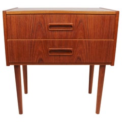 Small Chest of Drawers in Teak of Danish Design from the 1960s