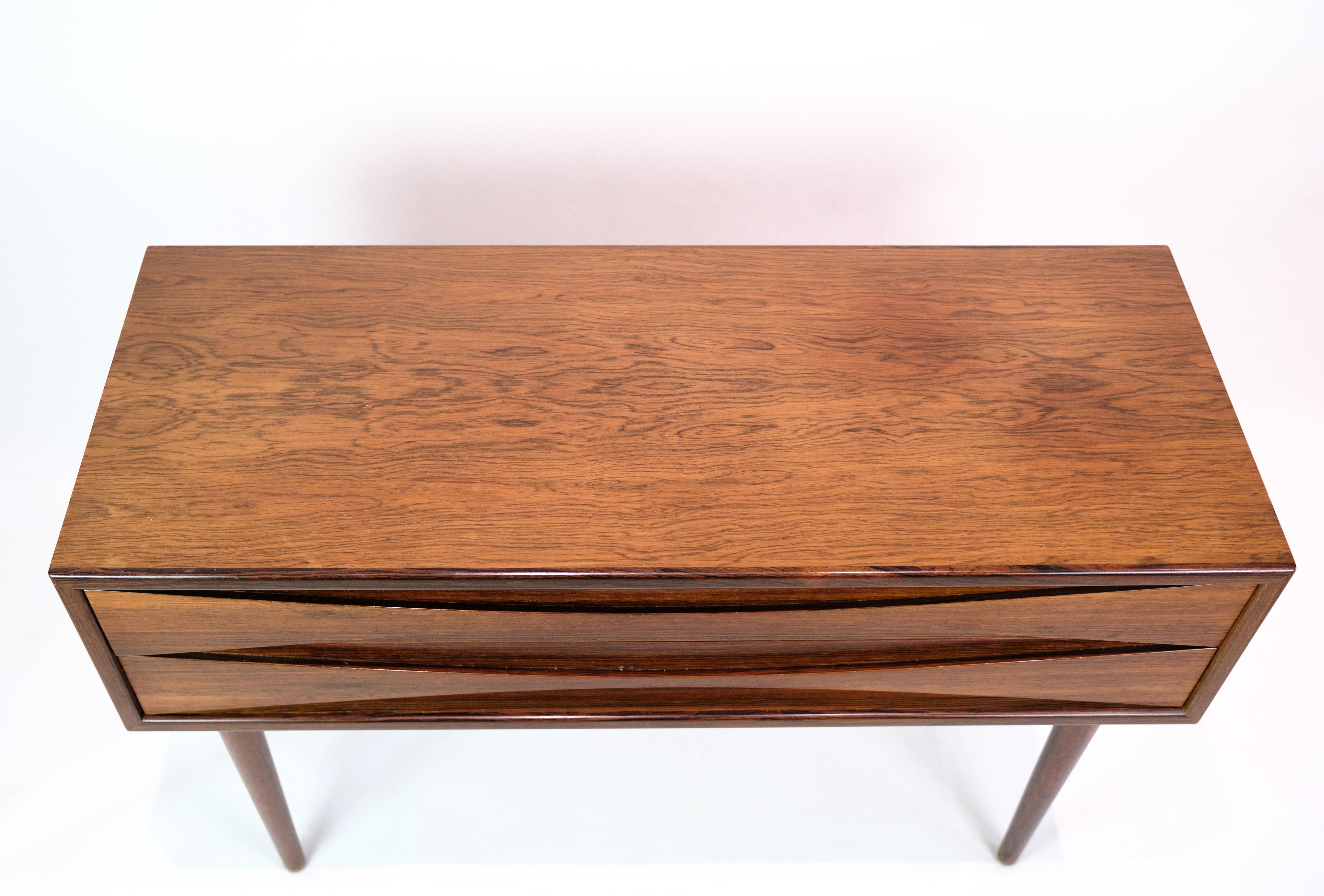 Mid-Century moderno Cassettiera piccola in palissandro di Arne Vodder per NC Furniture in vendita