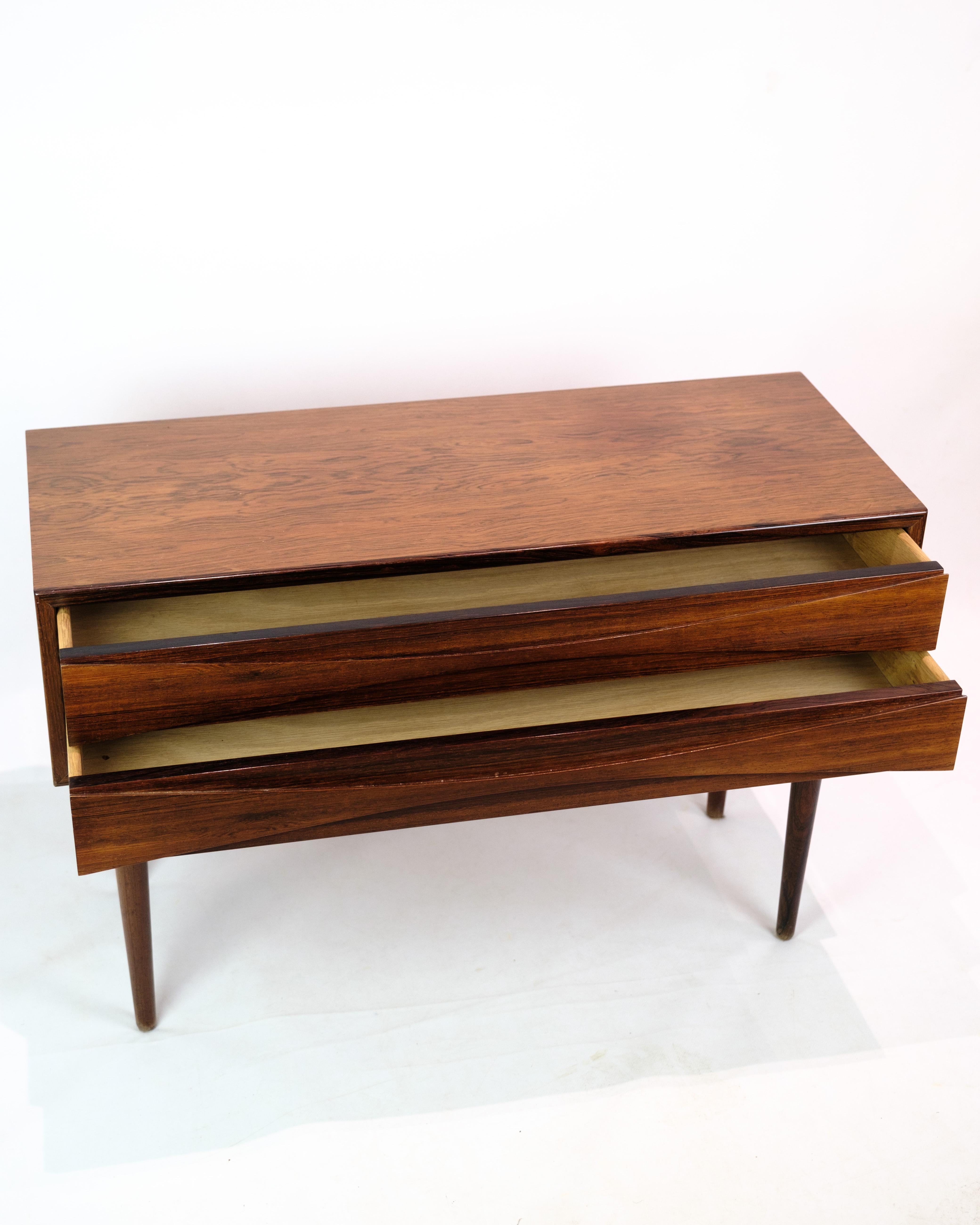 Metà XX secolo Cassettiera piccola in palissandro di Arne Vodder per NC Furniture in vendita