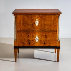 Small Chest of Drawers with Marble Columns, Southern Germany, circa 1810–1820