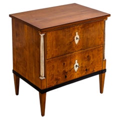 Small Chest of Drawers with Marble Columns, Southern Germany, circa 1810–1820