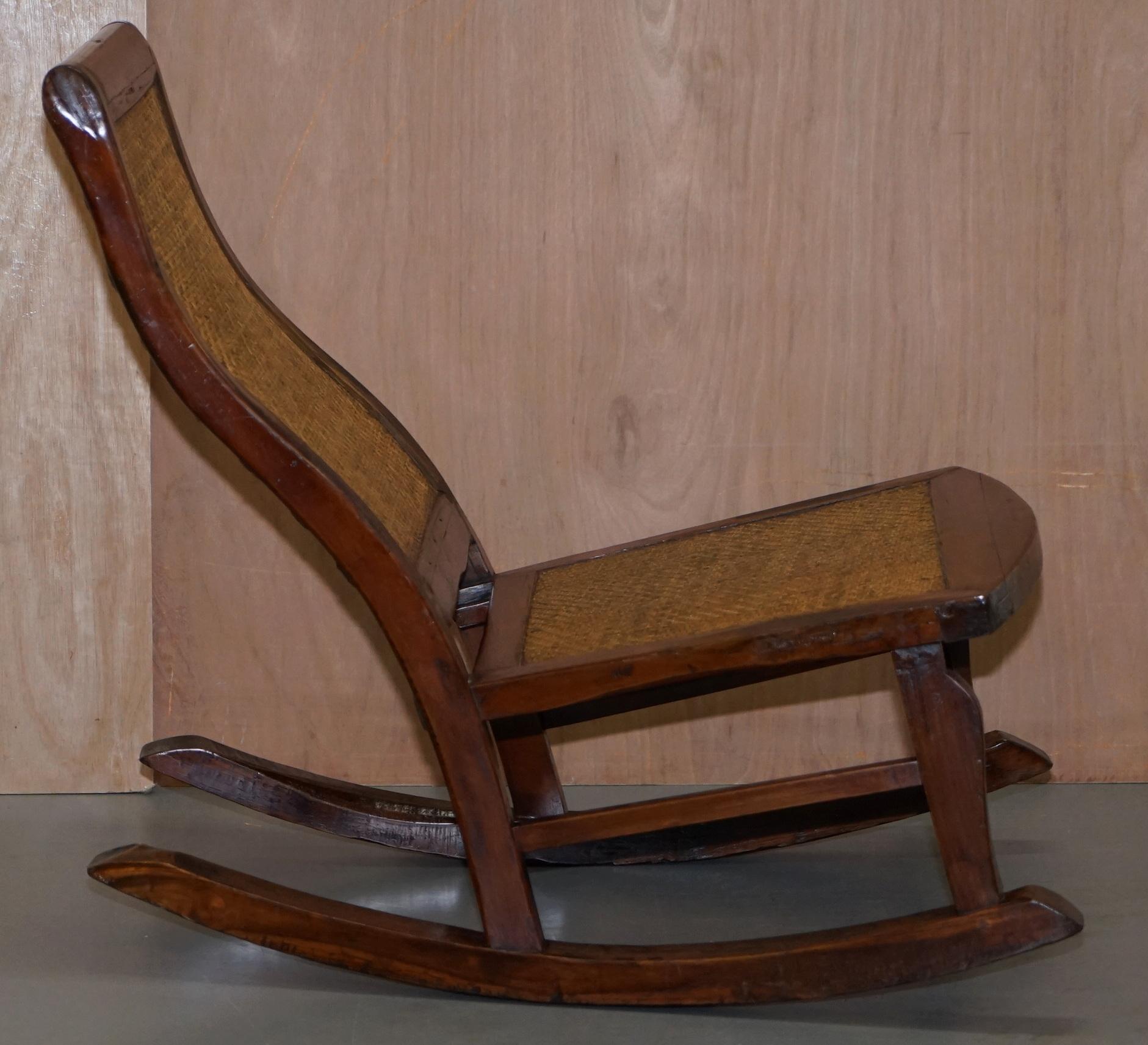 20th Century Small Children's Antique Rocking Chair Ideal for Children Upto 6 Years Old